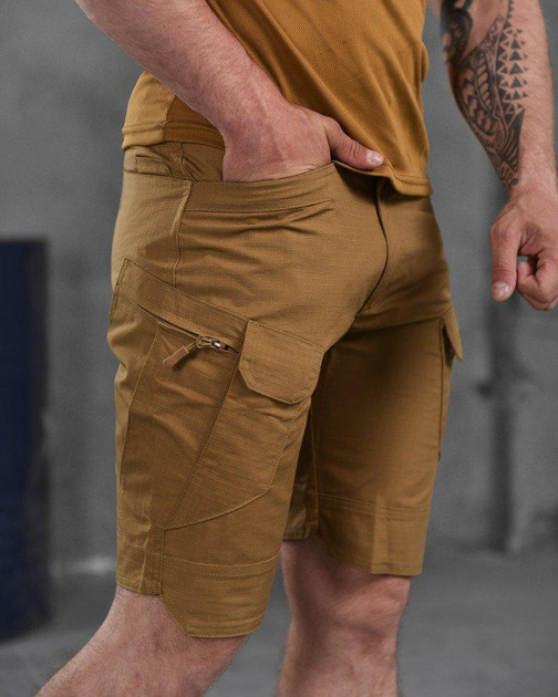 Тактичні чоловічі шорти з подовженими колінами XL койот (87459) - зображення 2