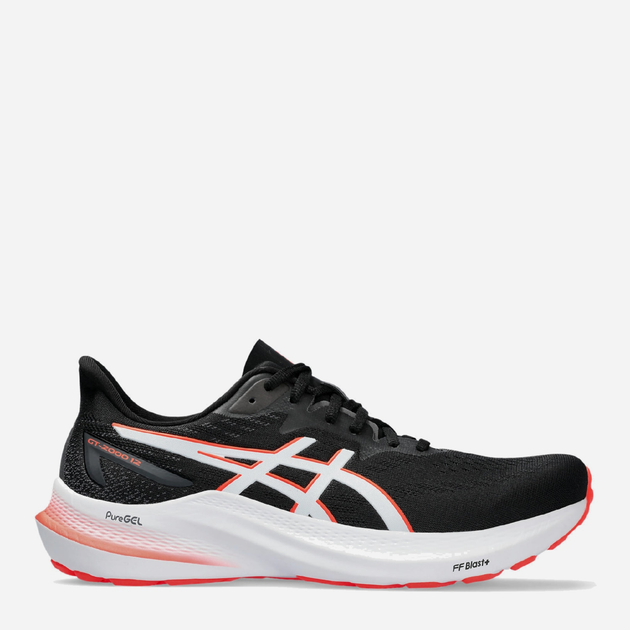 Акція на Чоловічі кросівки для бігу ASICS Gt-2000 12 1011B691-004 44.5  28.25 см Чорні від Rozetka