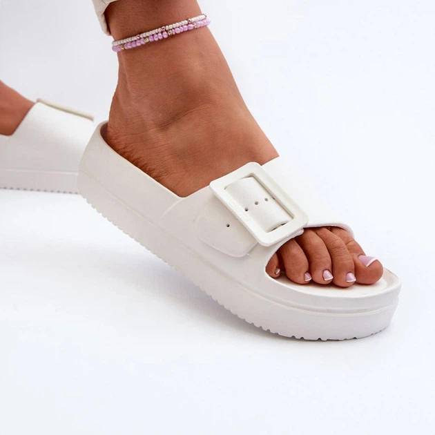 Жіночі шльопанці для пляжу Big Star NN274A661 36 Білі (5900714742355) - зображення 7