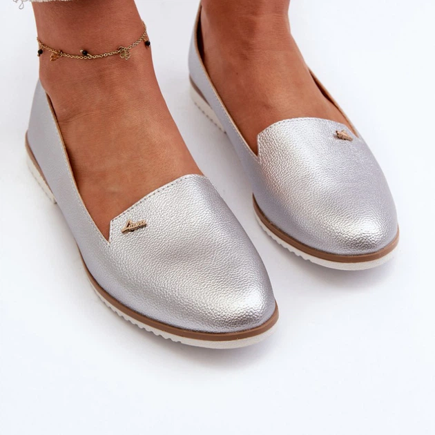 Жіночі сліпери Enzla 37 Сріблясті (5905677174229) - зображення 7