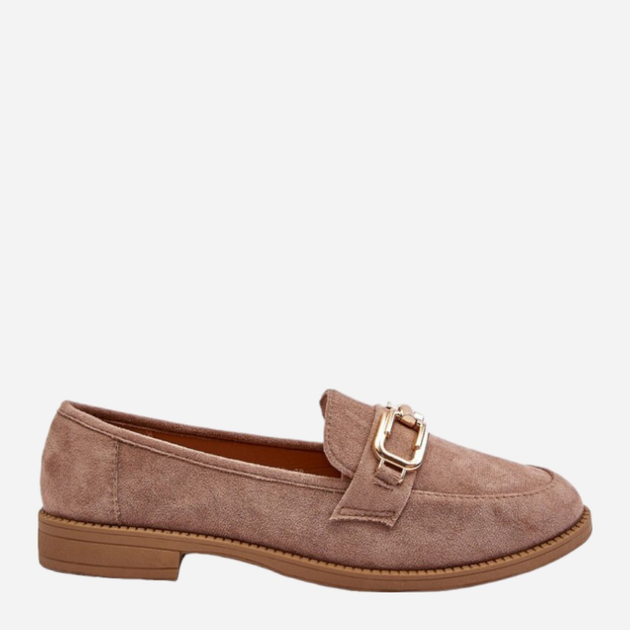 Loafersy damskie Misal 36 Jasnobeżowe (5905677080537) - obraz 1