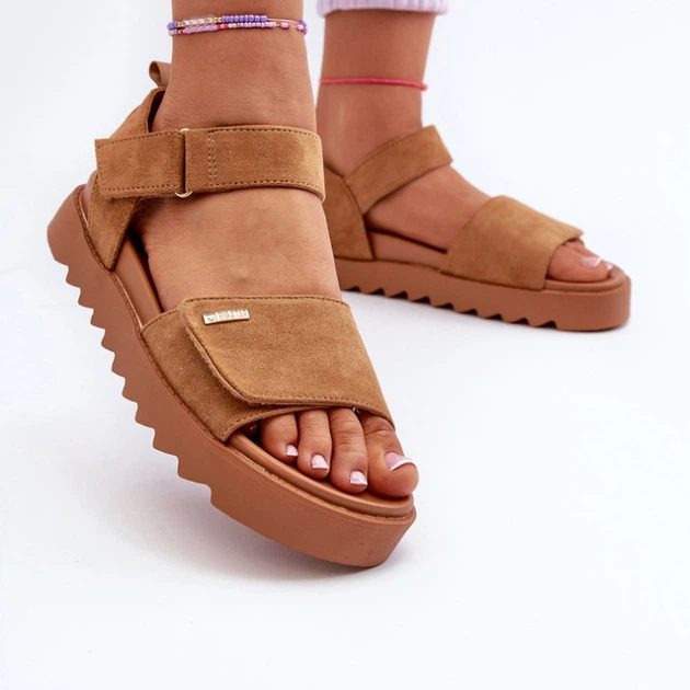 Жіночі сандалії Big Star NN274705 40 Коричневі (5900714734886) - зображення 6