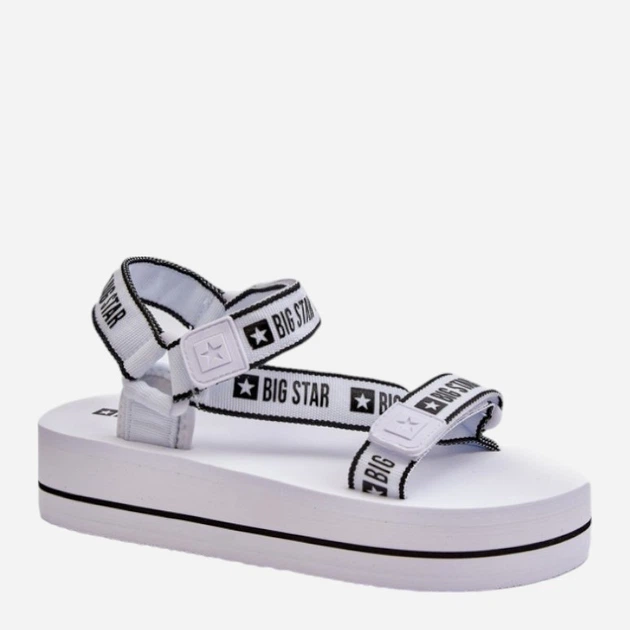 Sandały damskie na platformie Big Star NN274A526 40 Białe (5900714740658) - obraz 3
