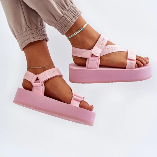 Жіночі сандалії Big Star NN274A529 40 Рожеві (5900714740771) - зображення 4