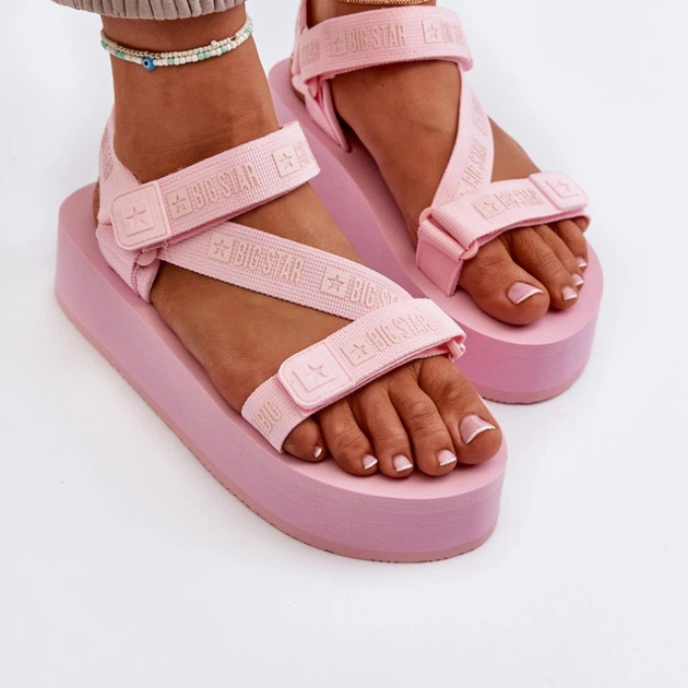 Жіночі сандалії Big Star NN274A529 40 Рожеві (5900714740771) - зображення 8