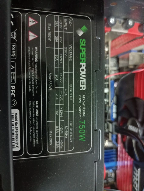 Компьютер AeroCool Strike-X Coupe Tower / Intel Core i7-920 (4 (8) ядра по 2.66 - 2.93 GHz) / 12 GB DDR3 / 750 GB HDD / AMD Radeon HD 6790, 1 GB GDDR5, 256-bit / 750W / DVD-ROM б/у - изображение 9