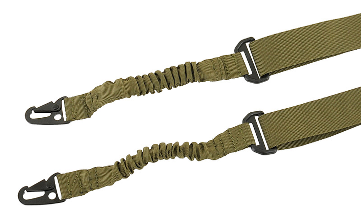 Ремінь двохточковий CS Bungee Sling Olive - зображення 2