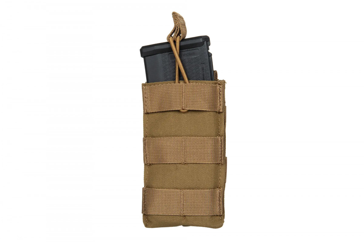 Підсумок відкритий Specna Arms Single Rifle Magazine Pouch Coyote - зображення 2