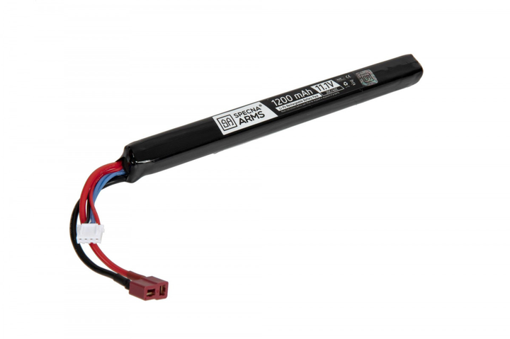 Акумулятор Specna Arms LiPo 11.1V 1200mAh 20C/40C - T-Connect (Deans) - зображення 1