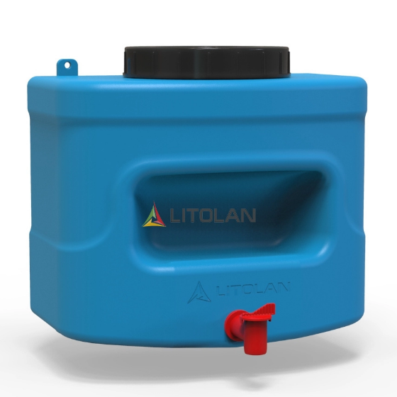 Рукомийник літній 10л 180*300*270мм 1 шар синій LITOLAN - Фото 1 Рукомийник літній 10л 180*300*270мм 1 шар синій LITOLAN - изображение 1