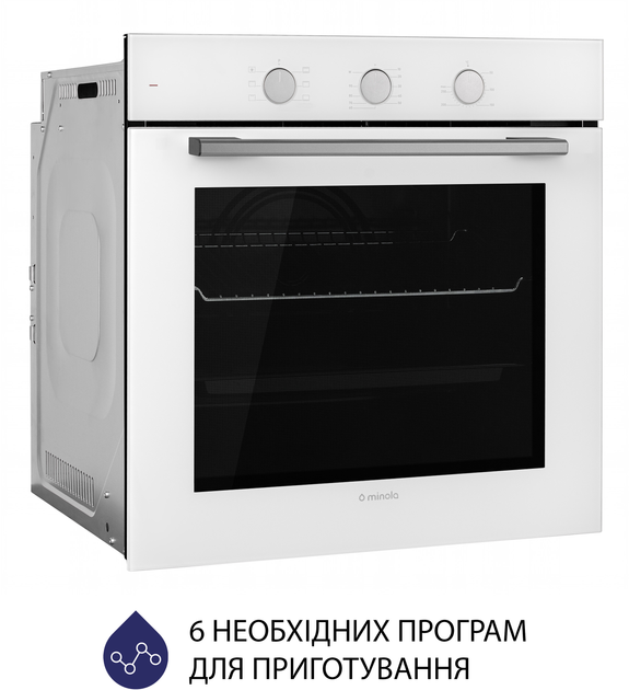 Духова шафа Minola EO 665 WH - зображення 3