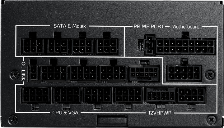 Блок питания XPG Fusion 1600W (FUSION1600T-BKCEU) Black - изображение 4