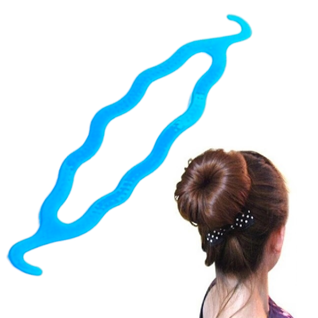 Заколка Софиста твистер для пучка пластиковый голубой - Фото 1 Заколка Софиста твистер для пучка пластиковый голубой - изображение 1