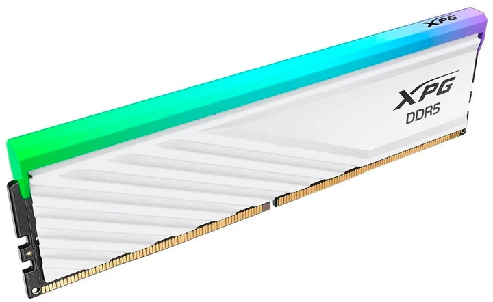 Оперативна пам'ять ADATA DDR5-6400 32768MB PC5-51200 (Kit of 2x16384) XPG Lancer Blade RGB White (AX5U6400C3216G-DTLABRWH) - Фото 2 Оперативна пам'ять ADATA DDR5-6400 32768MB PC5-51200 (Kit of 2x16384) XPG Lancer Blade RGB White (AX5U6400C3216G-DTLABRWH) - зображення 2