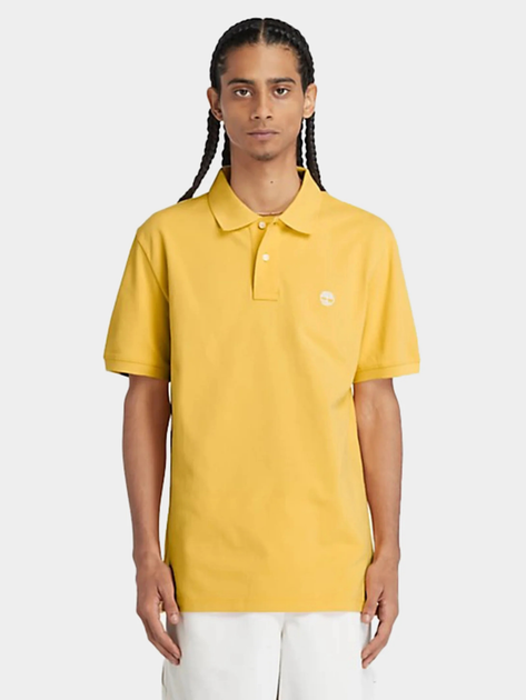 Koszulka polo męska Timberland TB0A26N4 XL Zółta (194902912773) - obraz 1