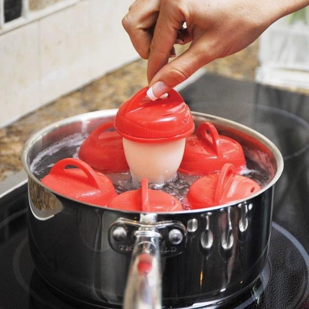 Cиликоновые формы для варки яиц без скорлупы Silicone Egg Boil яйцеварка комплект 6шт - Фото 6 Cиликоновые формы для варки яиц без скорлупы Silicone Egg Boil яйцеварка комплект 6шт - зображення 6
