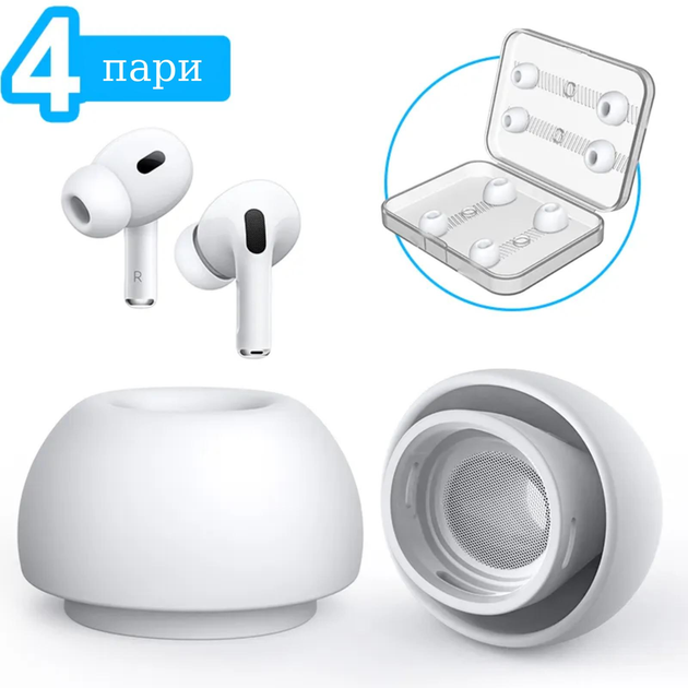 Амбушюры для наушников New Bee NB-A4 для AirPods Pro/AirPods Pro 2 4 ...