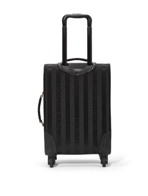Чемодан VICTORIA'S SECRET BLACK STRIPE CARRY ON ROLLING LUGGAGE Чемодан VICTORIA'S SECRET BLACK STRIPE CARRY ON ROLLING LUGGAGE