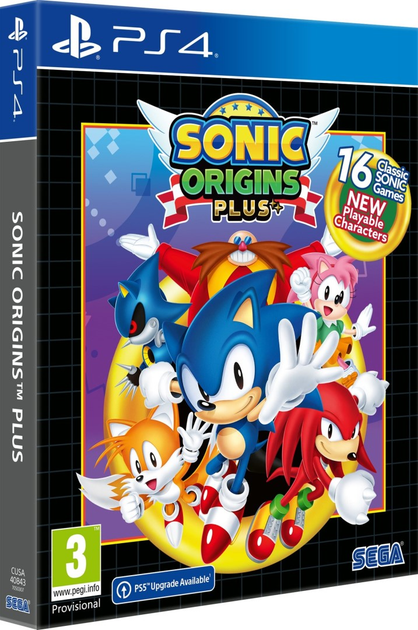 Гра Sonic Origins Plus для PS4 (Blu-ray диск) (5055277050314) - зображення 1