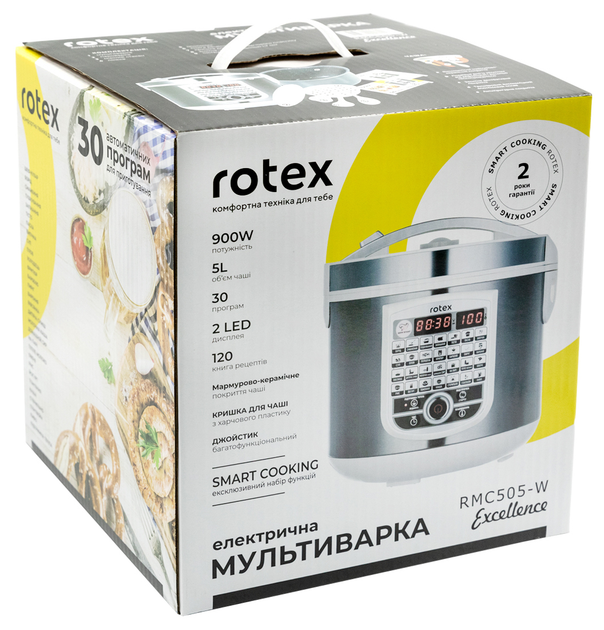 Мультиварка ROTEX Excellence RMC505-W - зображення 7