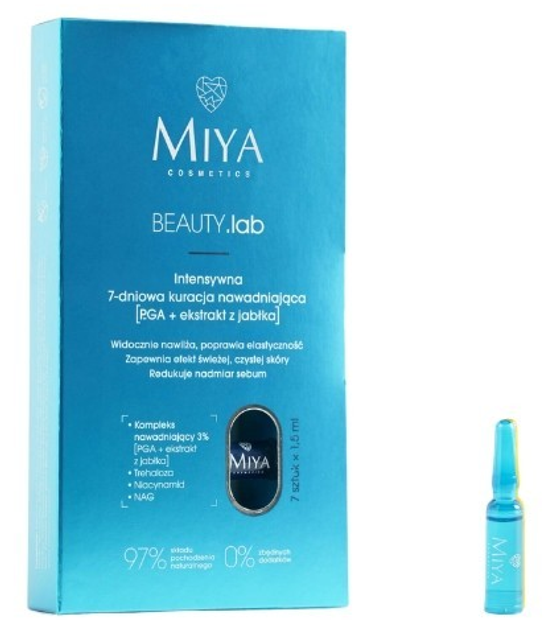 Набор Miya Beauty Lab Інтенсивний зволожувальний догляд за обличчям 1.5 мл 7 шт (5904804151270) - зображення 1