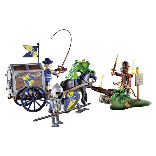 Ігровий набір із фігурками Playmobil Novelmore Transport Robbery 97 предметів (4008789714848) - зображення 2