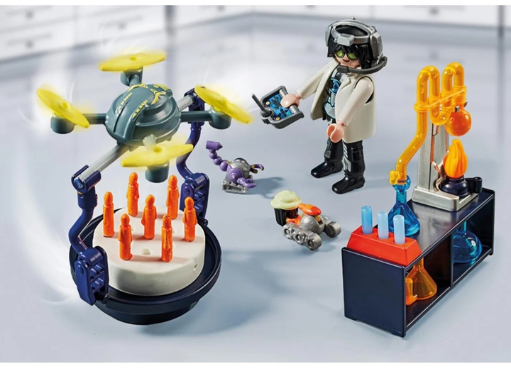 Zestaw do zabawy z figurkami Playmobil My Life Researchers With Robots 67 elementow (4008789714503) - obraz 4