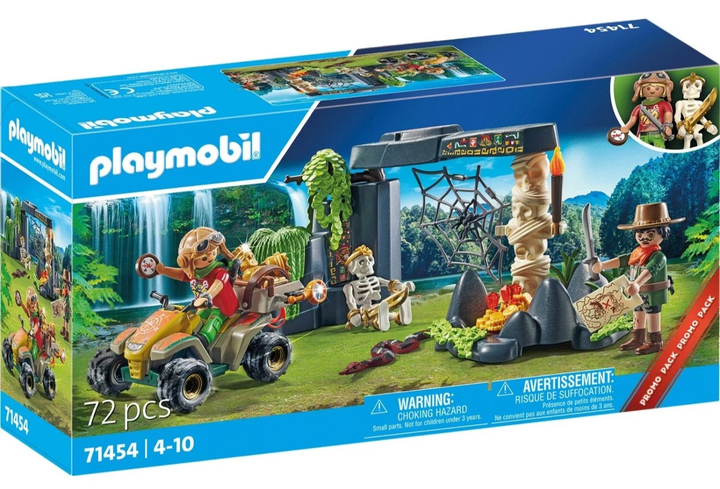 Zestaw do zabawy z figurkami Playmobil Sports and Action Jungle Treasure Hunters 72 elementa (4008789714541) - obraz 1