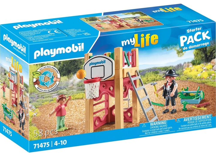 Ігровий набір із фігурками Playmobil City Life Carpenter on Tour 58 предметів (4008789714756) - зображення 1