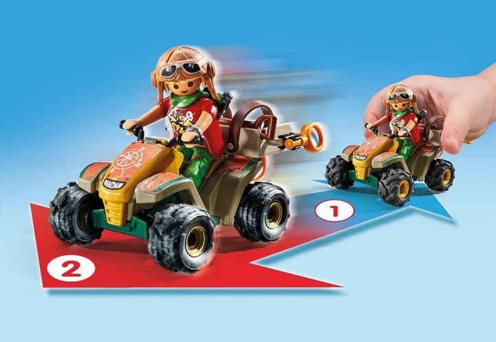 Zestaw do zabawy z figurkami Playmobil Sports and Action Jungle Treasure Hunters 72 elementa (4008789714541) - obraz 3