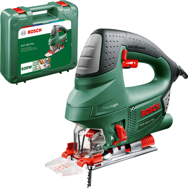 Набір Лобзик електричний Bosch PST 900 PEL 620 Вт + Фрезер Bosch POF 1200 AE (06033A0220_060326A100) - зображення 3