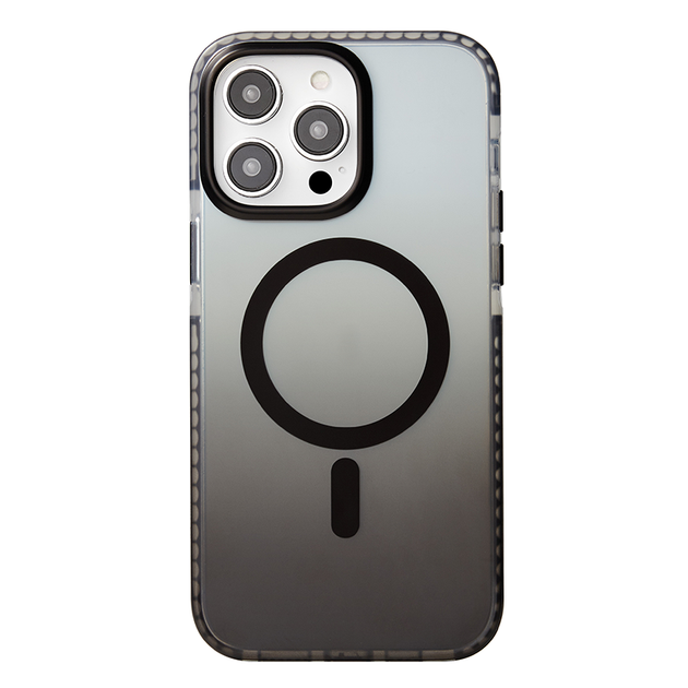 Чохол iPhone 16 Pro Max Gradient with MagSafe black - Фото 1 Чохол iPhone 16 Pro Max Gradient with MagSafe black - изображение 1
