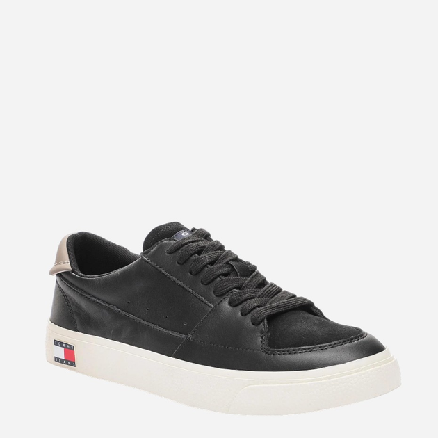 Чоловічі кеди низькі Tommy Hilfiger EM0EM01106-BDS 45 Чорні (8720642349733) - зображення 2