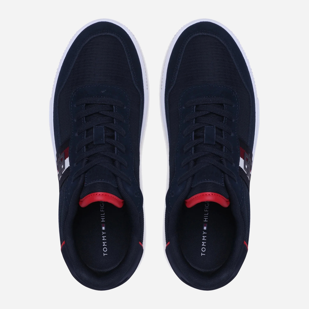 Чоловічі кеди низькі Tommy Hilfiger FM0FM04585-DW5 41 Блакитні (8720644266021) - зображення 5