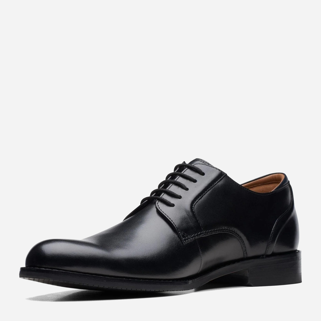 Buty derby męskie Clarks CLA26171449 42 Czarne (5059680996634) - obraz 5