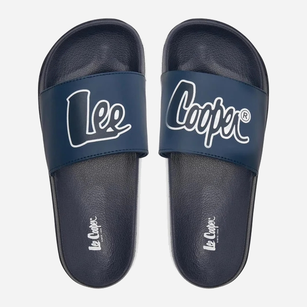 Klapki męskie basenowe Lee Cooper LCW-24-42-2481MC 43 28 cm Granatowy/Biały (5904292160396) - obraz 5