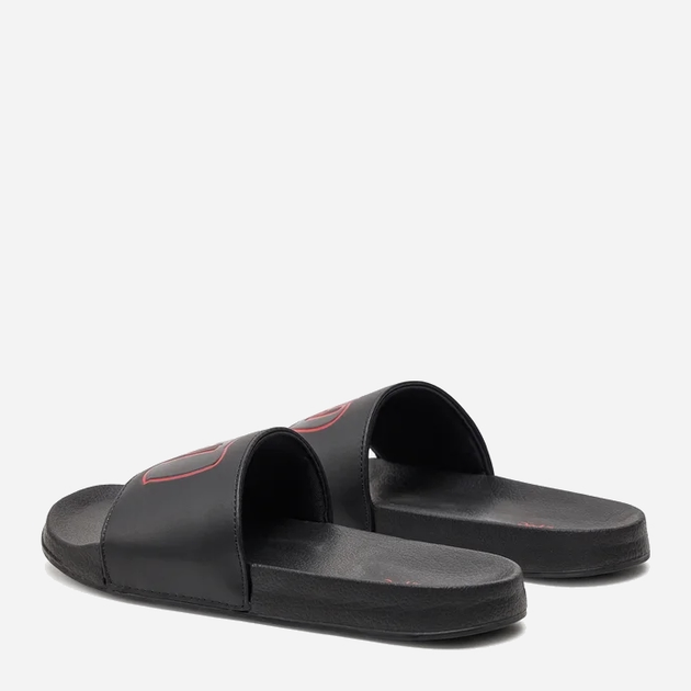 Klapki męskie basenowe Lee Cooper LCW-24-42-2484MB 40 26 cm Czarne z czerwonym (5904292160549) - obraz 4