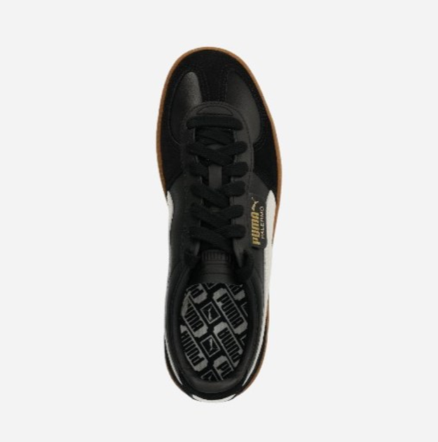 Чоловічі кеди низькі Puma Palermo Leather 39646403 42.5 Чорні (4099685704699) - зображення 4