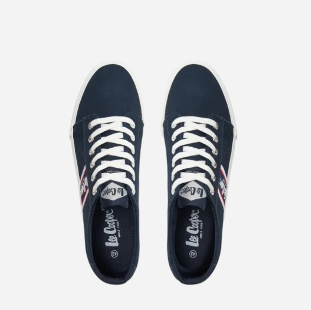 Tenisówki męskie niskie Lee Cooper LCW-24-02-2142 44 28.7 cm Ciemnoniebieskie (5904292132997) - obraz 6