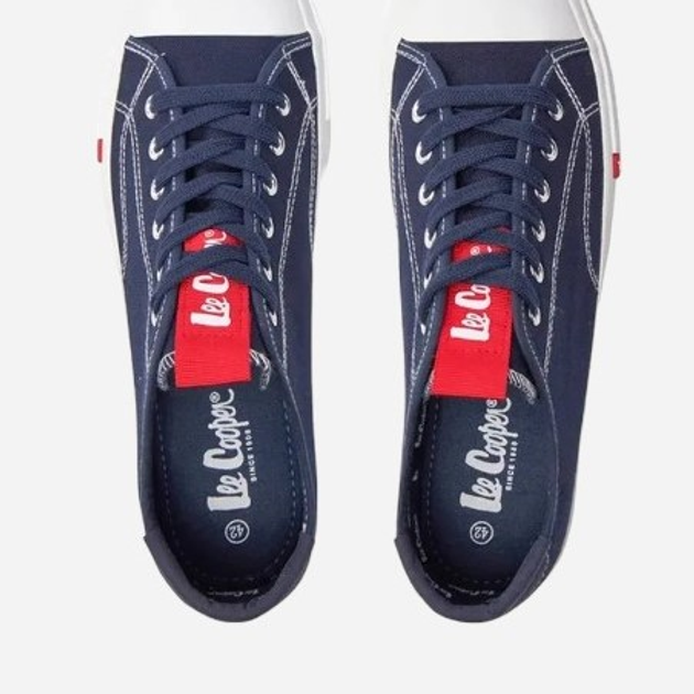 Чоловічі кеди низькі Lee Cooper LCW-24-31-2236MB 40 26.5 см Темно-сині (5904292147441) - зображення 5
