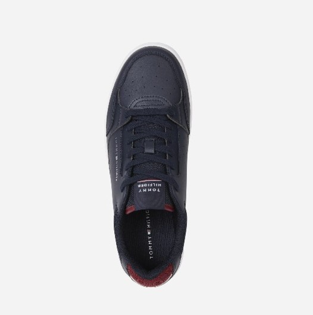 Sneakersy męskie do kostki Tommy Hilfiger THIFM0FM04693DW5 46 Granatowe (8720644410899) - obraz 5