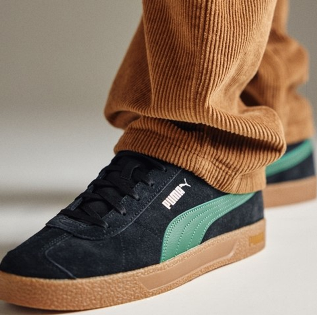 Sneakersy męskie do kostki Puma Club 381111-27 42 (8UK) Czarne (4099686092979) - obraz 8