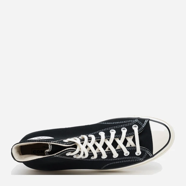 Чоловічі кеди високі Converse Chuck 70 Hi Vintage Canvas 162050C 43 Чорні (888755675274) - зображення 5