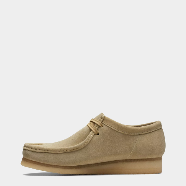 Mokasyny męskie Clarks Originals Wallabee 26155515 42.5 Beżowe (5059304190394) - obraz 2