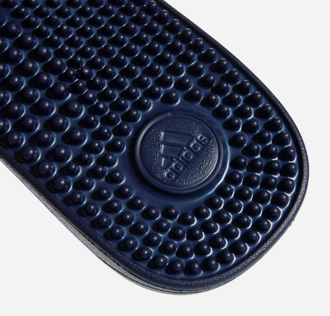 Чоловічі шльопанці для пляжу Adidas Adissage F35579 51 Темно-сині з білим (4062051400334) - зображення 9