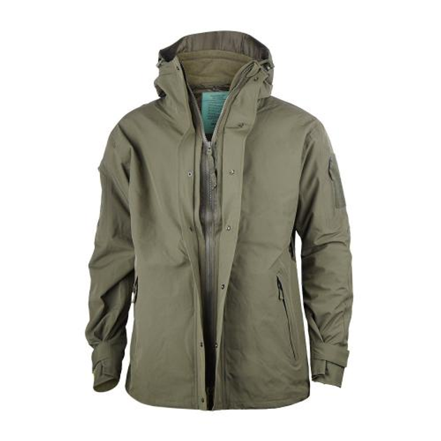 Куртка парка влагозащитная Sturm Mil-Tec Wet Weather Jacket With Fleece Liner Sturm Mil-Tec Ranger Green S (Зеленый) - изображение 2