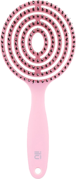 Szczotka do włosów Ilu Brush Lollipop Pink Różowa (5903018915739) - obraz 1