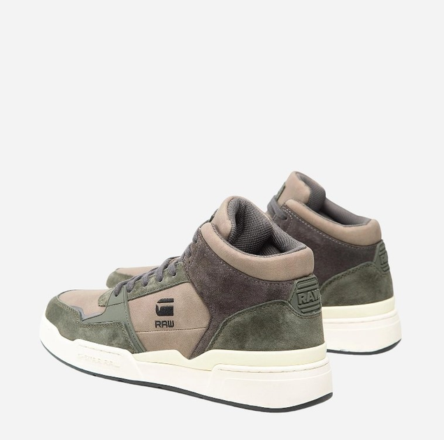 Чоловічі черевики G-Star Raw Attacc Mid 2242-040716 41 Оливкові (8720656136886) - зображення 3