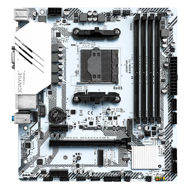Материнская плата JGINYUE B350M-TI-V1.0 Socket AM4 (B350M-TI-V1.0 ...