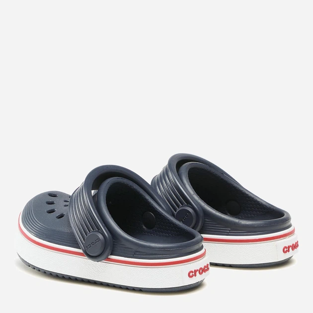 Детские кроксы-сабо для мальчика Crocs Off Court Clog T 208479-4CC 24-25 (C8) Темно-синие (1962653541844_196265354184) - изображение 4